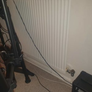 white radiator fixed by Reliable workman